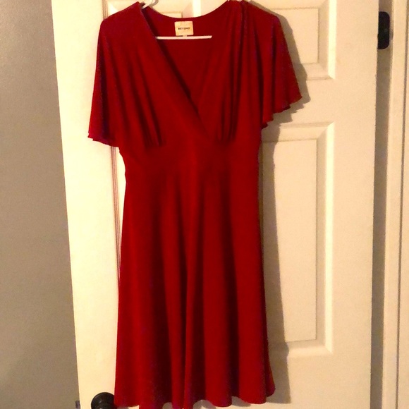 Ashley Graham red cocktail dress - Picture 1 of 1
